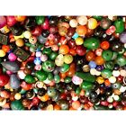 One Pound of Assorted Loose Natural Gemstone Beads Lot, Many Different Sizes