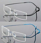 Titanium Super Light Negative Glasses Rimless Nearsighted Glass -1.0 ~ -6.0 L& R