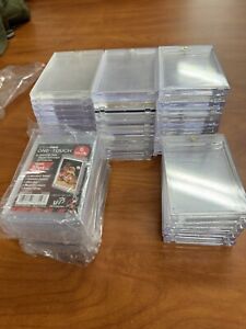 Lot Of 61  Ultra Pro One-Touch Magnetic Card Case- 10 New Sealed and 51 Read