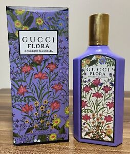 Gucci Flora Gorgeous Magnolia Eau De Parfum 3.3 Oz 100 ml Perfume For Women