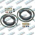 Stainless Steel 3/16 and 1/4 Brake Line Tubing Kit -Sae Fittings And Spring Wrap