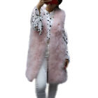 Real Ostrich Feather Fur Vest Coat Women Winter Warm Waistcoat For Party Dinner