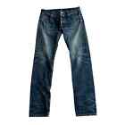 A.P.C Petit Standard 100% Cotton Droit Etroit Whiskered Straight Jean 33 waist