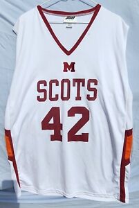 VINTAGE Maryville College Fighting Scots basketball jersey GAME WORN Tennessee