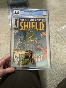Nick Fury Agent of SHIELD #1 CGC 8.5 - Classic Jim Steranko Cover - Scorpio App
