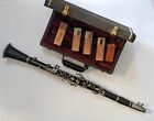 Vintage Buckingham Clarinet 76376 Made In England w/ 5 Reeds & case, Needs TLC