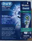 Oral-B Pro 3000 3D White SmartSeries Toothbrush w/Replacement Brush Heads 3pk