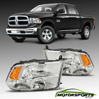 [Anti-Fog] For 2009-2018 Dodge Ram 1500/2500/3500 Chrome Headlights Head Lamps (For: More than one vehicle)