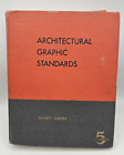 Architectural Graphic Standards Fifth Edition Ramsey Sleeper Hardcover 1956
