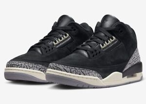 Nike Air Jordan 3 Retro Off Noir Black White WMNS Size 5-10W CK9246-001 NEW