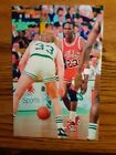Michael Jordan Bulls Larry Bird Celtics Basketball 4x6 Game Photo Picture Card