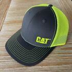 NEW - Caterpillar Cat Equipment Richardson 112 Trucker Hat Cap - Hi-Vis Yellow