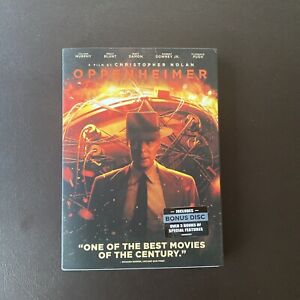 Oppenheimer (2023) DVD- Cillian Murphy Matt Damon Robert Downey Jr. Bonus Disc