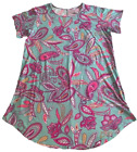 Women's Bobbie Brooks Soft Knit Paisley Dress - Size 2X - Polyester/Spandex