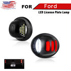 2 For Ford F150 F250 F350 Accessories RED TUBE LED Rear License Plate Tag Light (For: Ford F-350 Super Duty)