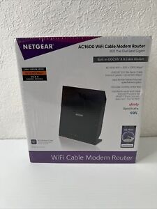 NETGEAR Cable Modem Wi-Fi Router Combo C6250 Compatible w/ Comcast, Spectrum, Co