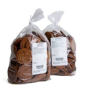 Lehman's Ginger Snaps Cookies, Crispy Crunchy Classic, 2 Pack of 1.25 lb Bags