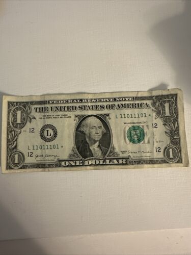 $1 Star Note True Binary and Repeater