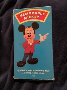 New ListingVintage 1987 Walt Disney  VHS “Memorably Mickey” OOP Rare