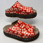 Doc Martens Women's 8 Vintage Daisy Made In England Red Daisies RARE