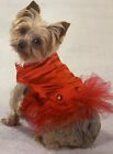 East Side Collection Dog Tutu Party Dress Ballerina Clothes Clothing Red Large