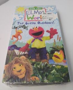 Sesame Street - Elmo's World: The Great Outdoors - VHS (2003, Sony Wonder) NEW
