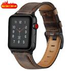 Retro Genuine Leather Band Strap for Apple Watch Series 7 6 5 4 SE 40/44/41/45mm