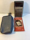 Vintage 1976 Texas Instruments TI-30 Calculator with Case & Manual TESTED WORKS
