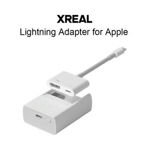 XREAL Nreal Air AR Glasses Lightning Adapter for Apple Lightning HDMI To USB-C