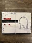 Delta Foundations 2-Handle Standard Kitchen Faucet w/ Side Sprayer Stainless NEW