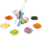 Adjustable Vegetable Slicer  Mandolin Slicer Stainless Steel Food Slicer[Blue]
