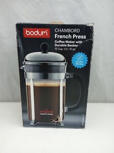Bodum Chambord French Press 12 Cup Coffee Maker  Durable Beaker 51 oz OB