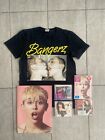 Miley Cyrus T Shirt Bangerz World Tour Top Plus Cd And Dvd Poster Book Rare