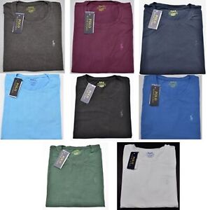 Polo Ralph Lauren Men Custom Slim Fit T Shirt Crewneck Pima Cotton Free Shipping