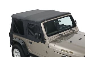 Jeep Wrangler Soft Top TJ 1997-2006 With Tinted Windows & Upper Door Skins (For: More than one vehicle)