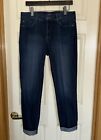 NYDJ Relaxed Boyfriend Mid Rise Cuffed Ankle Jeans Size 10 X 28