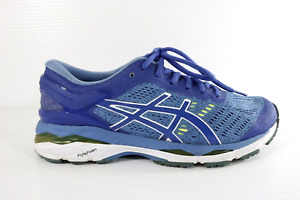 Asics Women's Gel-Kayano 24 Blue Athletic Running Shoes Sneakers T799N Size 8