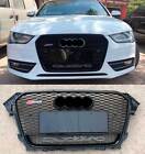 For Audi A4 S4 B8.5 RS4 Style 2013-2015 2014 Mesh Grille Front Grill w/ Quattro (For: Audi A4 Quattro Sport)