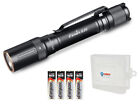 Fenix E20 V2.0 Flashlight with 4 Extra AA Batteries and a Lightjunction Case
