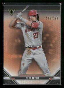New Listing2021 Topps Triple Threads #1 Mike Trout #199/199 Amber Orange Variation