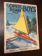 The Open Road For Boys Magazine February 1937 Circles On The Ice