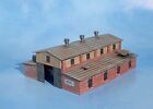 N scale Pola factory built up building custom painted, weathered, detailed
