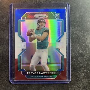 2021 Panini Prizm #331 Trevor Lawrence Red White and Blue