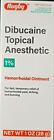 Rugby Dibucaine Topical Anesthetic 1% Hemorrhoidal Ointment 1oz -Exp 04-2026