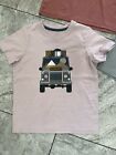 Tea Collection Dusty Pink Jeep Graphic Tee Shirt Boys Size  8