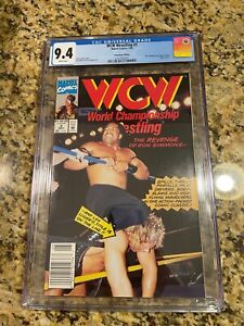 WCW World Championship Wrestling Comic #2 Lex Luger Ron Simmons CGC 9.4 Newstand