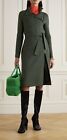 AKRIS GREY WOOL BLEND KNITTED TAILORED COAT  SIZE UK 10 RRP £2,050 RARE