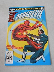 DAREDEVIL THE MAN WITHOUT FEAR #183, MARVEL, 1982, 1ST BATTLE WITH PUNISHER, NM-