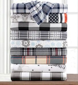 Kathy Ireland 100% Turkish Cotton Flannel Sheet Set