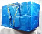 IKEA LARGE BLUE BAG Shopping Grocery Laundry Storage Tote Bags Strong FRAKTA
